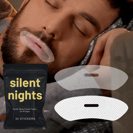 SilentNights Beauty Sleep sleep tape packaging and tape clear